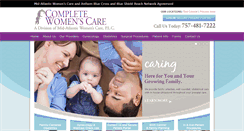 Desktop Screenshot of completewomenscare.net